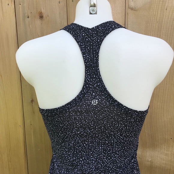Lululemon black/white racer back tank size s - Picture 5 of 7